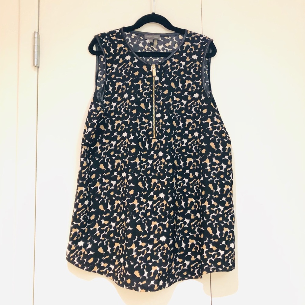 SALE!! Vince Camuto Sleeveless Animal Print Blouse